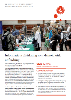 CMS memo: Informationspåvirkning som demokratisk udfordring